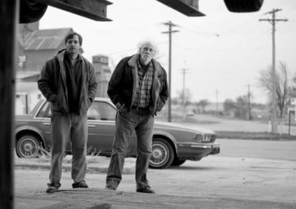 Will Forte as David Grant, left, and Bruce Dern as Woody Grant in Nebraska. Picture: AP