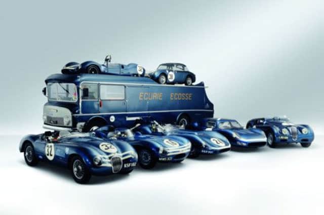 It took less than an hour for the vehicles from Scotlands Ecurie Ecosse racing team to sell. Picture: HEMEDIA