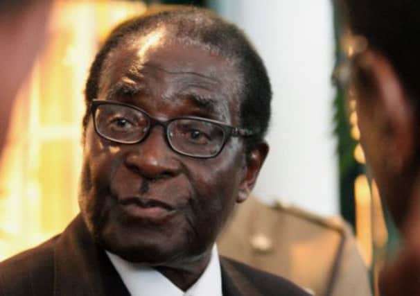 Robert Mugabe gave his nephew a dressing down earlier this year. Picture: AP
