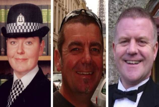 Victims: Kirsty Nelis, Tony Collins and pilot David Trail