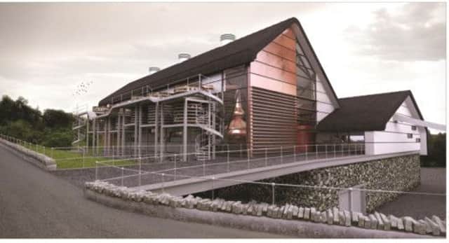 A view of the new Mortlach distillery