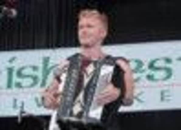 Skerryvore accordionist, Daniel Gillespie. Picture: Contributed