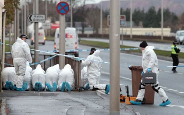 Police teams search Ratho Station. Picture: HeMedia