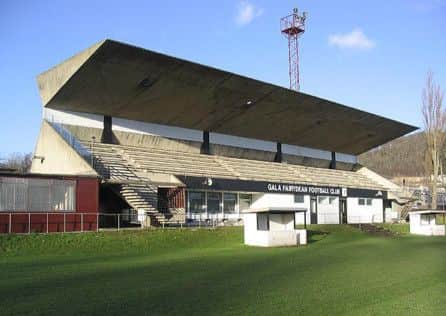 The stand at Netherdale. Picture: Complimentary