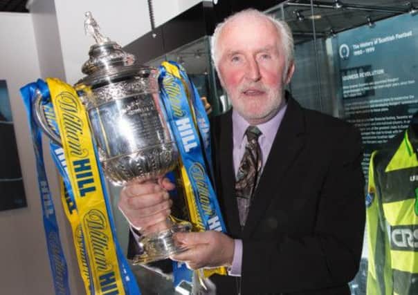 Ex-Celtic star Danny McGrain was at yesterday's Scottish Cup draw: Picture: Contributed