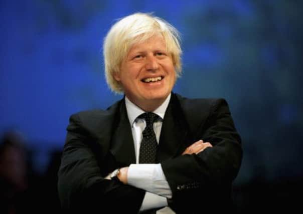 Boris Johnson using the Thatcher lecture to suggest that equality cannot exist. Picture: Getty