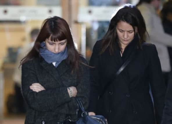 Francesca, left, and Elisabetta Grillo, right, former personal assistants (PA) to Nigella Lawson. Picture: AP