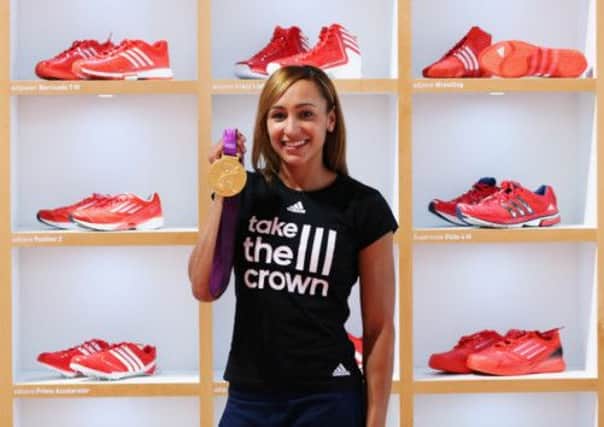 Adidas made the kit for the 2012 British Olympic team starring Jessica Ennis. Picture: Getty