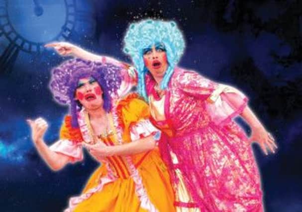 Barrie Hunter and Michael Moreland play the Ugly Sisters in Perth Theatres last show before closing for refurbishment