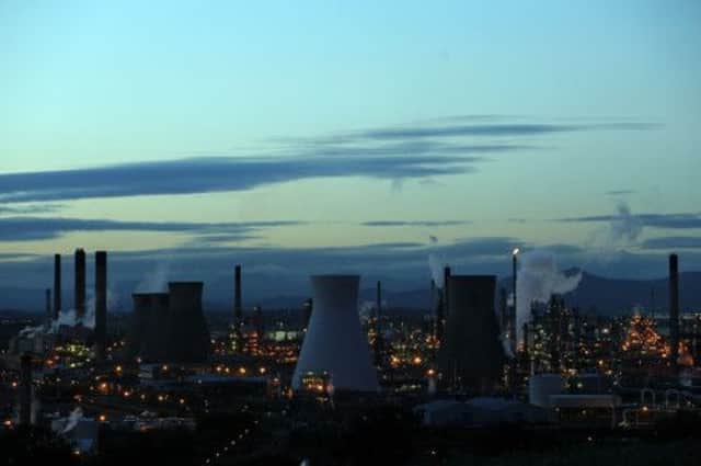 Grangemouth oil and petrochemical refinery. Picture: Ian Rutherord