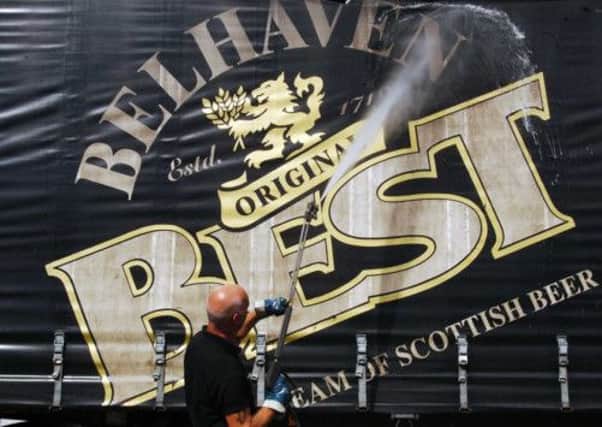 Demand for Belhaven Best has given owners Greene King a boost. Picture: Sean Bell