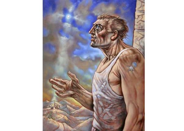 Alex Salmond's Christmas card, designed by artist Peter Howson. Picture: Complimentary