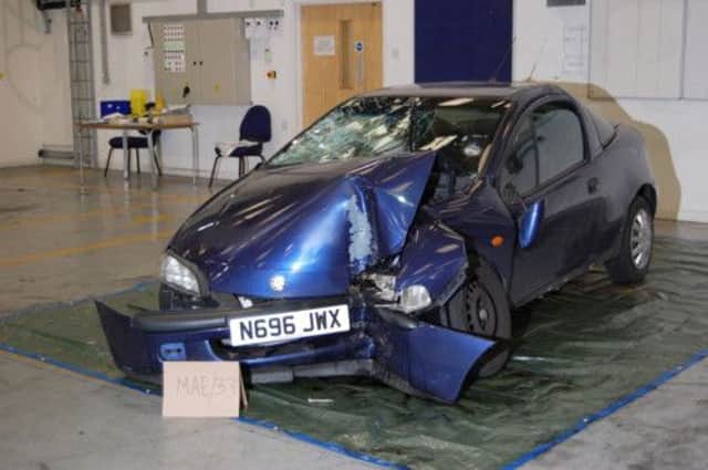The car used in the killing of Fusilier Rigby. Picture: PA