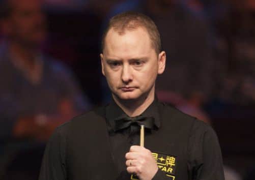 Scotlands Graeme Dott struggled throughout his match with reigning UK champion Mark Selby. Picture: PA