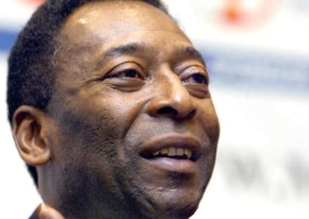 Pele: Will be in audience for draw. Picture: AP