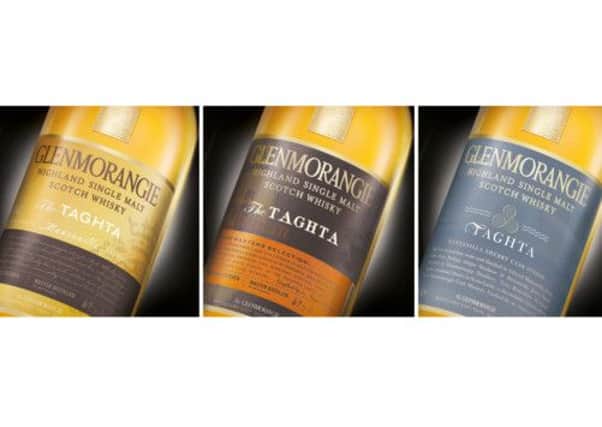The three designs for the Glenmorangie Cask Masters bottling. Picture: Contributed