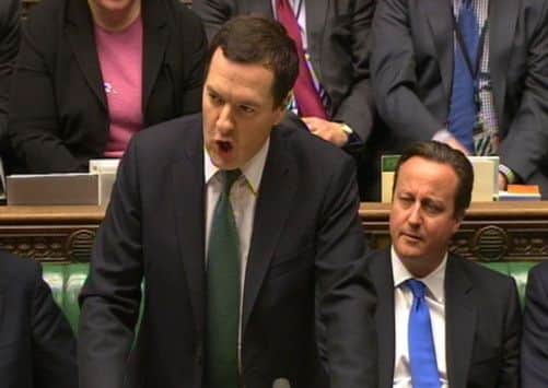 George Osborne delivers his Autumn Statement in the House of Commons. Picture: PA