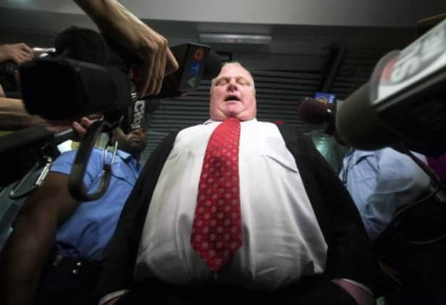 Toronto mayor Rob Ford has attempted to stare down his critics. Picture: Reuters