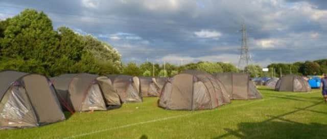 The camp sites proved popular during the London 2012 Olympics