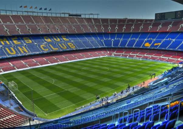Barcelona's Camp Nou stadium. The Catalan giants could submit plans to move in early 2014. Picture: Complimentary