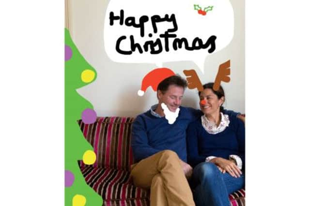 Nick Clegg's Christmas card has been designed, in part, by his three sons. Picture: PA