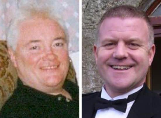John McGarrigle, 57, (left) and Police Constable Tony Collins, 43. Picture: PA