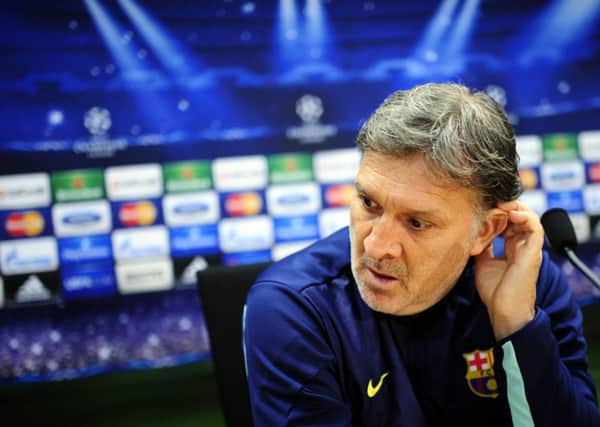 Barcelona coach Tata Martino. Picture: AP