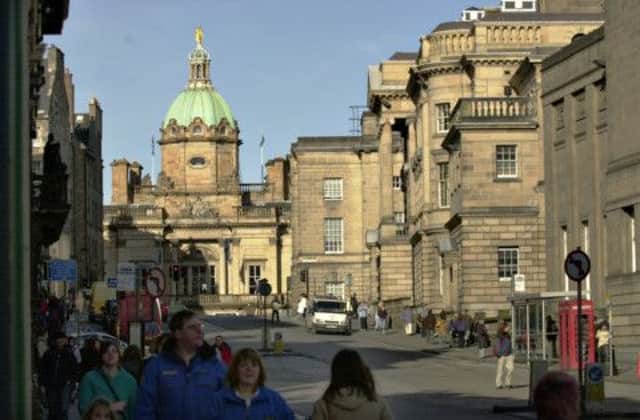 Halifax Bank of Scotland's head office on The Mound in Edinburgh. Picture: TSPL