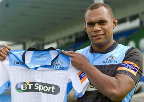 Leone Nakarawa will make his first start for Glasgow. Picture: SNS
