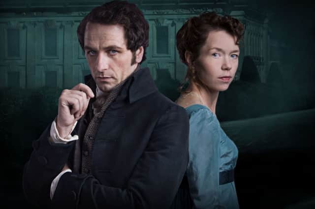 Matthew Rhys and Anna Maxwell-Martin in Death Comes to Pemberley. Picture: BBC
