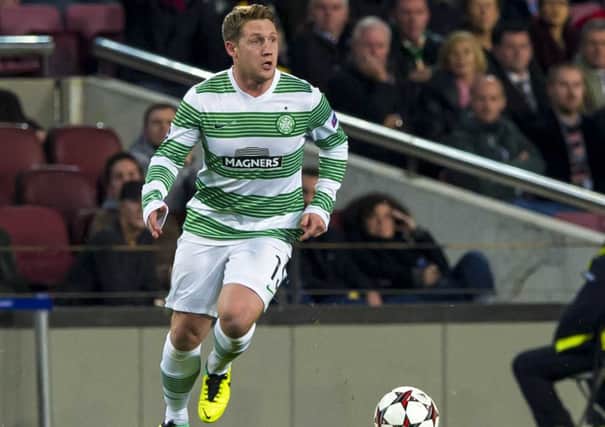 Kris Commons, pictured in action at Camp Nou, believes Celtic need a prolific striker. Picture: SNS