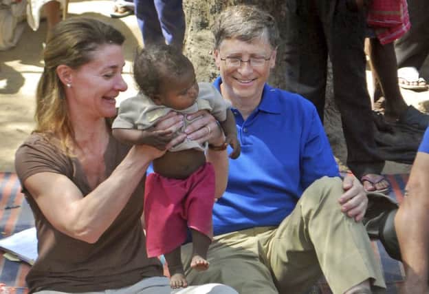 Melinda and Bill Gates. Picture: AP