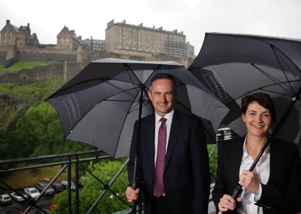 Caryn Penley and Allan Wernham of Edinburgh law firm Dundas & Wilson. Picture:Jane Barlow