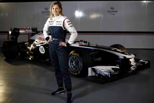 Pioneering Scot still hopes to win seat in male-dominated world of Formula 1. Picture: Contributed