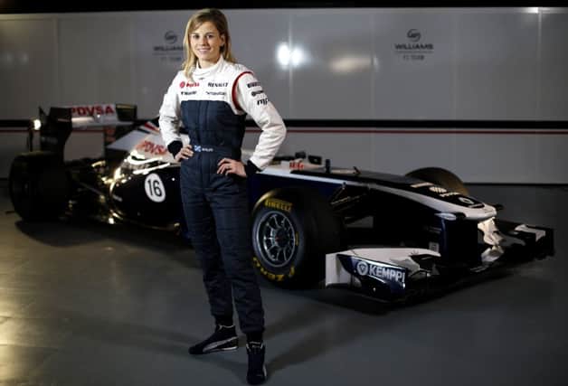 Pioneering Scot still hopes to win seat in male-dominated world of Formula 1. Picture: Contributed