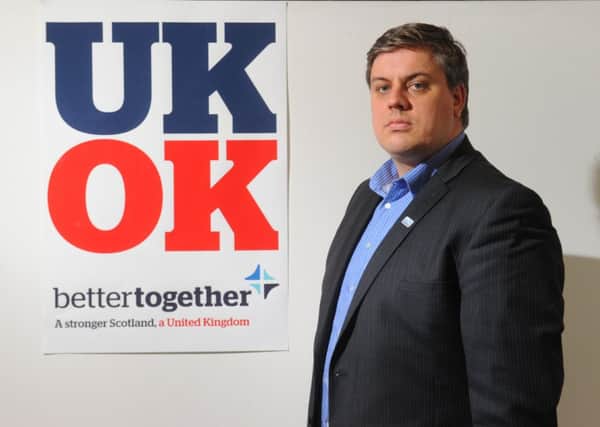 Better Together campaign director Blair McDougall. Picture: Robert Perry