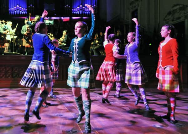 The Royal Edinburgh Tattoo Highland Ceilidh Dancers. Picture: Jane Barlow