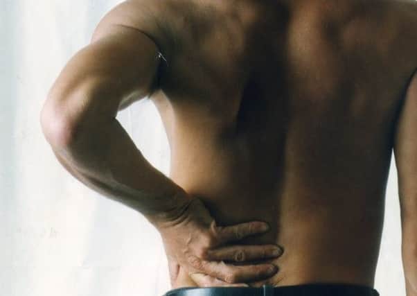 Patients suffering from back pain are among those affected. Picture: TSPL