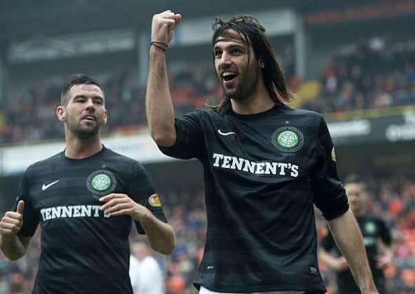 Joe Ledley, left, and Georgios Samaras have not told Celtic they want to leave, according to reports. Picture: SNS