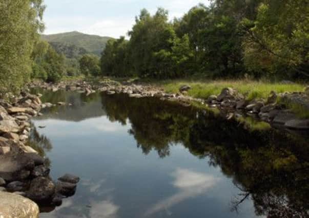 The River Cannich. Picture: Andrew Smith [http://www.geograph.org.uk/profile/2562] (CC)