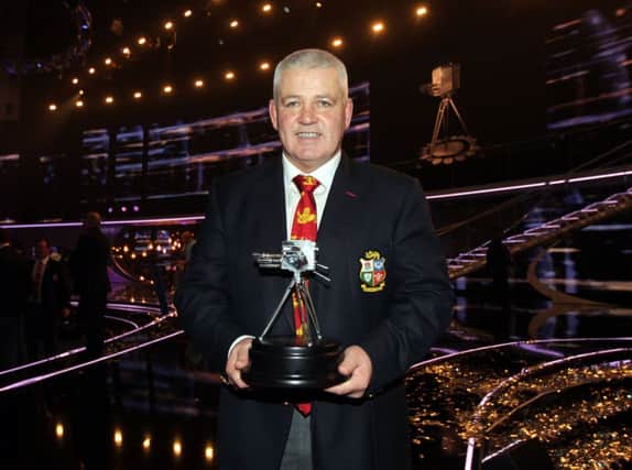 Warren Gatland won the top coach honour at the BBC Sports Personality of the Year awards. Picture: PA