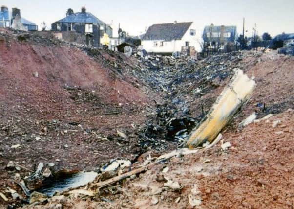 The Lockerbie bombing killed 270 people - the plane exploded over the town in 1988. Picture: Jane Barlow