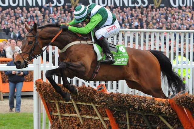 Noel Fehily aboard Rock On Ruby in the Stan James Champion Hurdle at Cheltenham. Picture: Getty
