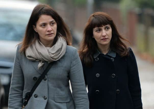 Sisters Elisabetta (left) and Francesca Grillo are accused of committing fraud. Picture: PA
