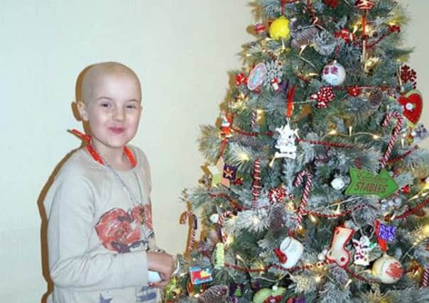 Scots schoolgirl Mackenzie Furniss has got out  of hospital in time for Christmas. Picture: submitted