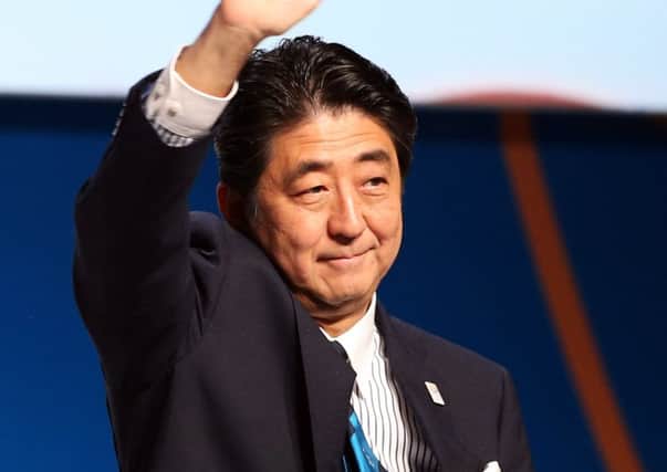 Prime minister Shinzo Abe: Hopes to raise Japans defence profile. Picture: Getty
