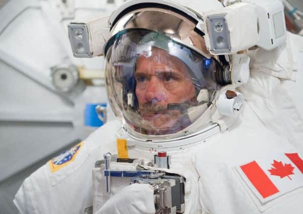 Commander Hadfield. Picture: NASA