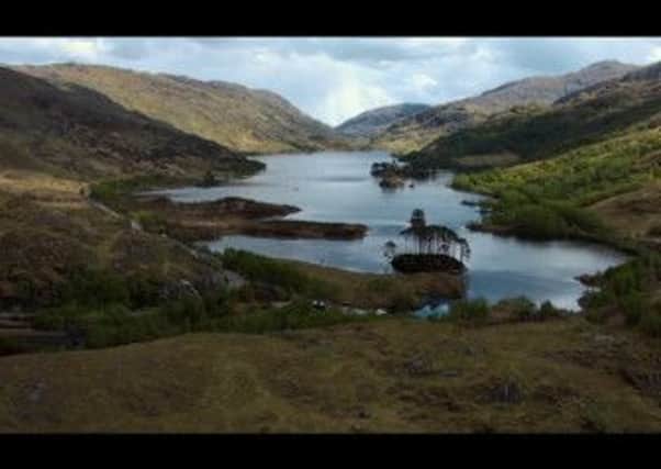 A still from the new video. Screengrab: VisitScotland