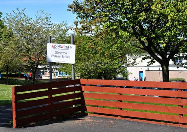 Pupils at Gilmerton primary were shot at with an air rifle. Picture: Jon savage
