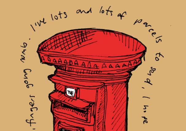 Edinburgh Sketcher goes to the post office